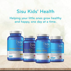 SISU - Mini Vits - Specially designed for children with a full range of vitamins and minerals - 90 Chewable Star Caps (Pack of 1)