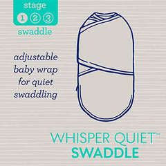 SwaddleMe Luxe Whisper Quiet Swaddle Building Blocks SM 2pk, 0-3 Month, 58803