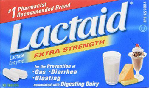 Lactaid Extra Strength Chewable Tablets, 40 Count (Pack of 1)