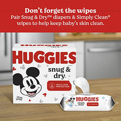 Diapers Size 1 - Huggies Snug & Dry Disposable Baby Diapers, 38ct, Jumbo Pack