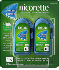 Nicorette Nicotine Lozenges, Quit Smoking Aid, Mint, 2mg 20 count