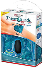 Proactive Therm-O-Beads Reusable Hot or Cold Therapy Knee Wrap Gel Compress For Pain Relief