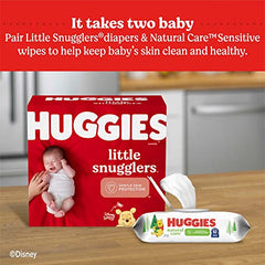 HUGGIES Natural Care Baby Wipes, Refill Pack (184 Sheets Total), Fragrance-free, Alcohol-free, Hypoallergenic