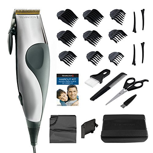 Remington Hair Cutting Kit, Stainless Steal Blades for Precise, Cleaner Haircuts, HC2000CDN/3