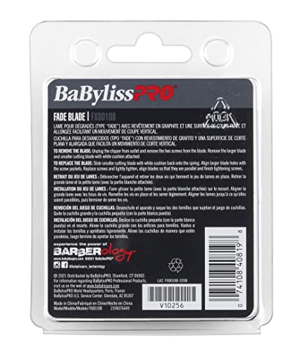 BaBylissPRO Graphite Replacement Fade Blade for 810, 870 and 880 Series Clippers