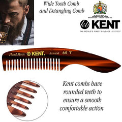 Kent 85 T Handmade Limited Edition Sawcut Beard and Mustache Comb, 1 g (Pack of 1)