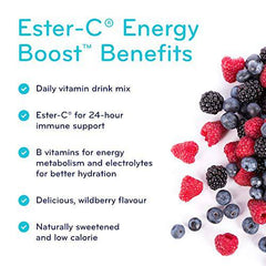 SISU - Ester-C Energy Boost, Berry, 30 Count (Pack of 1)