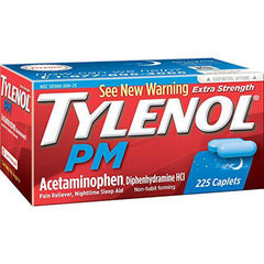 Tylenol Pm Extra Strength Pain Reliever + Sleep Aid, 225-caplets