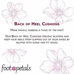 Foot Petals Women's Heavenly Heelz Back of Heel Cushion-W, Buttercup, Medium