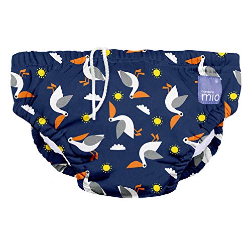 Bambino Mio, reusable swim diaper, pelican pier, small (<6 months)