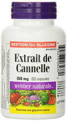 Webber Naturals Cinnulin PF Cinnamon Extract Capsule, 150mg