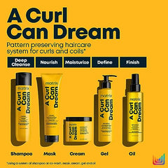 Matrix Light-Weight Hair and Scalp Oil A Curl Can Dream, For Curly & Coily Hair, Silicone Free, Infused with Manuka Honey Extract, 131ml (Packaging May Vary)