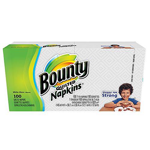 Bounty Paper Napkins, White - Zecoya