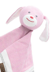 Juddlies - Cottage Collection Lovey Rabbit- Sunset Pink, JU-JUD64002