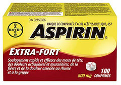 ASPIRIN Extra Strength Tablet, 500 mg