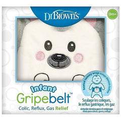 Dr. Brown’s Infant Gripebelt for Colic Relief, Heated Tummy Wrap, Baby Swaddling Belt for Gas Relief, Natural Relief for Upset Stomach in Babies and Toddlers, Hedgehog, 0-3m