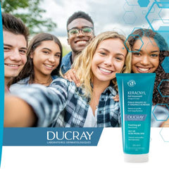 Ducray - Keracnyl foaming gel - Acne-prone skin - Face and Body - 200ml