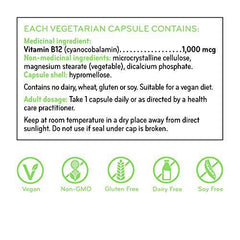 SISU B12 1000 mcg cyanocobalamin 60 VC