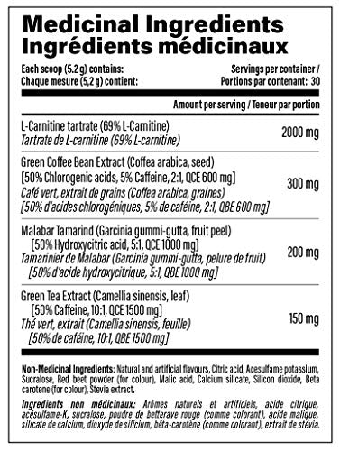 Nutrabolics Carnibolic Low Stim Fat Burner Ice Raspberry 150 g