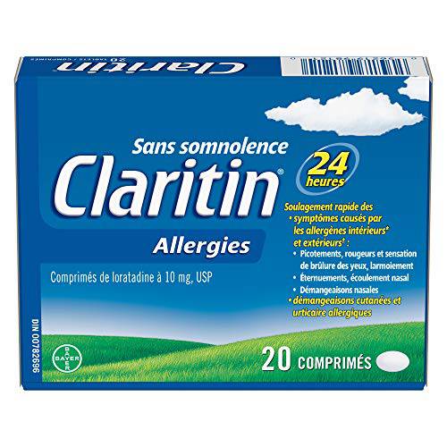 Claritin Allergy Medicine, 24-Hour Non-Drowsy Relief 10 mg, 20 Tablets