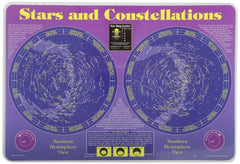 PAINLESS LEARNING PLACEMATS-Stars and Constellations-Placemat Purple