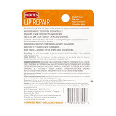 O'Keeffe's Cooling Relief Lip Repair Lip Balm for Dry Cracked Lips, Instant Cooling Relief, Seven Moisturizing Ingredients, Sticks, (Pack of 2), K1710402
