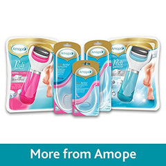 Amopé® Pedi Perfect™ Mixed Pack Roller Heads Ultra Coarse & Regular Coarse, 2 refills