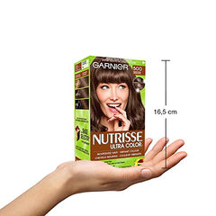 Garnier Nutrisse Ultra Color, Permanent Hair Dye, 500 Medium Brown, Vibrant Colour, Silky and Smooth Hair Enriched With Avocado Oil, 1 Application