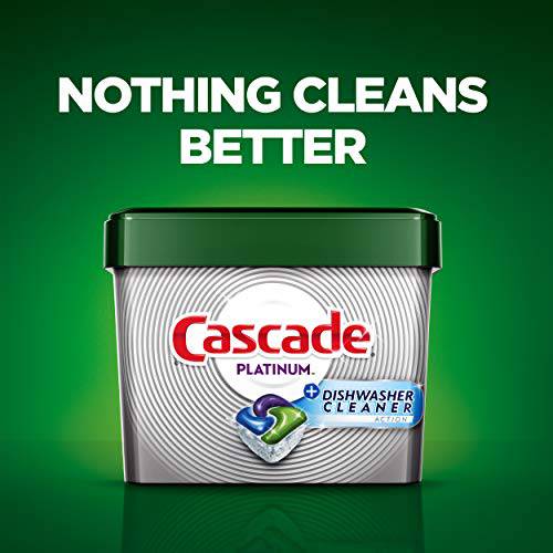 Cascade Platinum ActionPacs, Dishwasher Detergent,  Fresh Scent - Zecoya