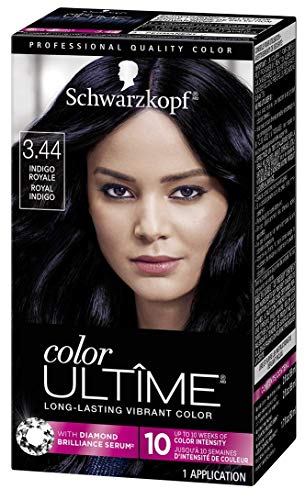 Schwarzkopf Color ultime permanent Hair Color Cream, 3.44 Indigo Royale, 1 Count