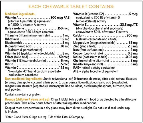 SISU - Mini Vits - Specially designed for children with a full range of vitamins and minerals - 90 Chewable Star Caps (Pack of 1)