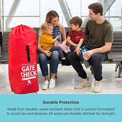 J. L. Childress Gate Check Air Travel Bag for Umbrella Strollers, Red