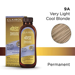Clairol Professional Permanent Liquicolor, 9A Very Light Cool Blonde, 2 Fl Oz