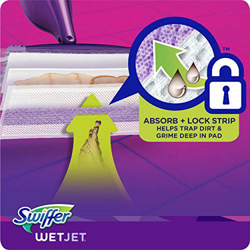 Swiffer WetJet Multi Surface Floor Cleaner Spray Mop Pad Refill - Zecoya