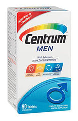 Centrum Men Multivitamins/Minerals Supplement, 90 Tablets (Packaging May Vary)