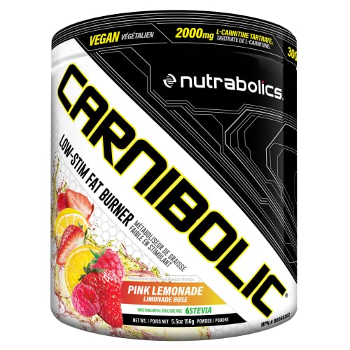 NUTRABOLICS Carnibolic Low Stim Fat burner pink Lemonade 150 gram