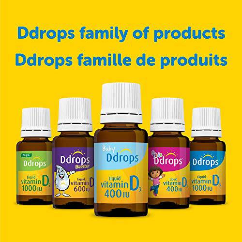 Baby Ddrops 400 IU Vitamin D3, 90 drops - Zecoya