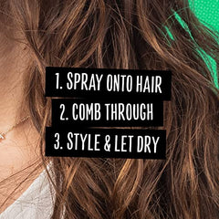 Aussie Miracle Waves Frizz-Fighting Spray with Hemp Seed Oil, Paraben Free, Sulfate Free, 5.7 fl. oz. Purple and Green,1