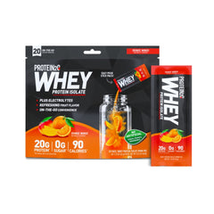 Protein2o Whey Protein Isolate, Orange Mango 20 Packs/1.13 Oz