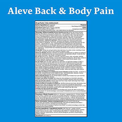 ALEVE Back and Body Pain Relief, clinically proven, Fast-Acting, Long-lasting, Naproxen Sodium 30 count