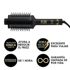 HOT TOOLS Professional Black Gold Multi-Styler Heated Hair Brush