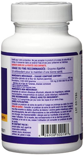 Westcoast Naturals Quercetin Capsule with Bromelain, 500 mg