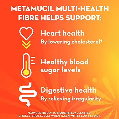Metamucil, Daily Psyllium Husk Powder Supplement, 3-in-1 Fiber for Digestive Health, Capsules, 160 Count