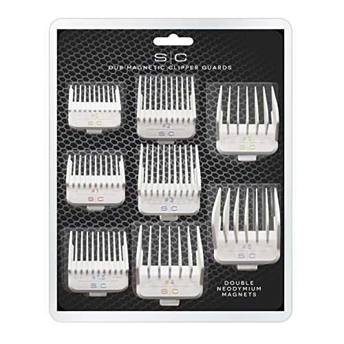 StyleCraft Professional Dub Magnetic Hair Clipper Guards from 1/16 to 3/4