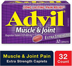 Advil Muscle and Joint (32 Count) 400 mg ibuprofen, Muscle Pain, Joint Pain, Temporary Pain Reliever