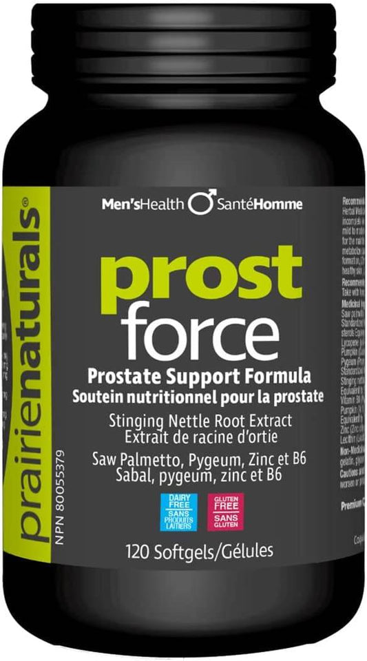 Prairie Naturals Prost Force Prostate Support For Men Soft Gel, 120 Count