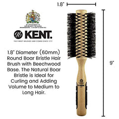 KENT K-Ns03 natural shine Brush, Large Radial, Pure Bristle, 1 Count