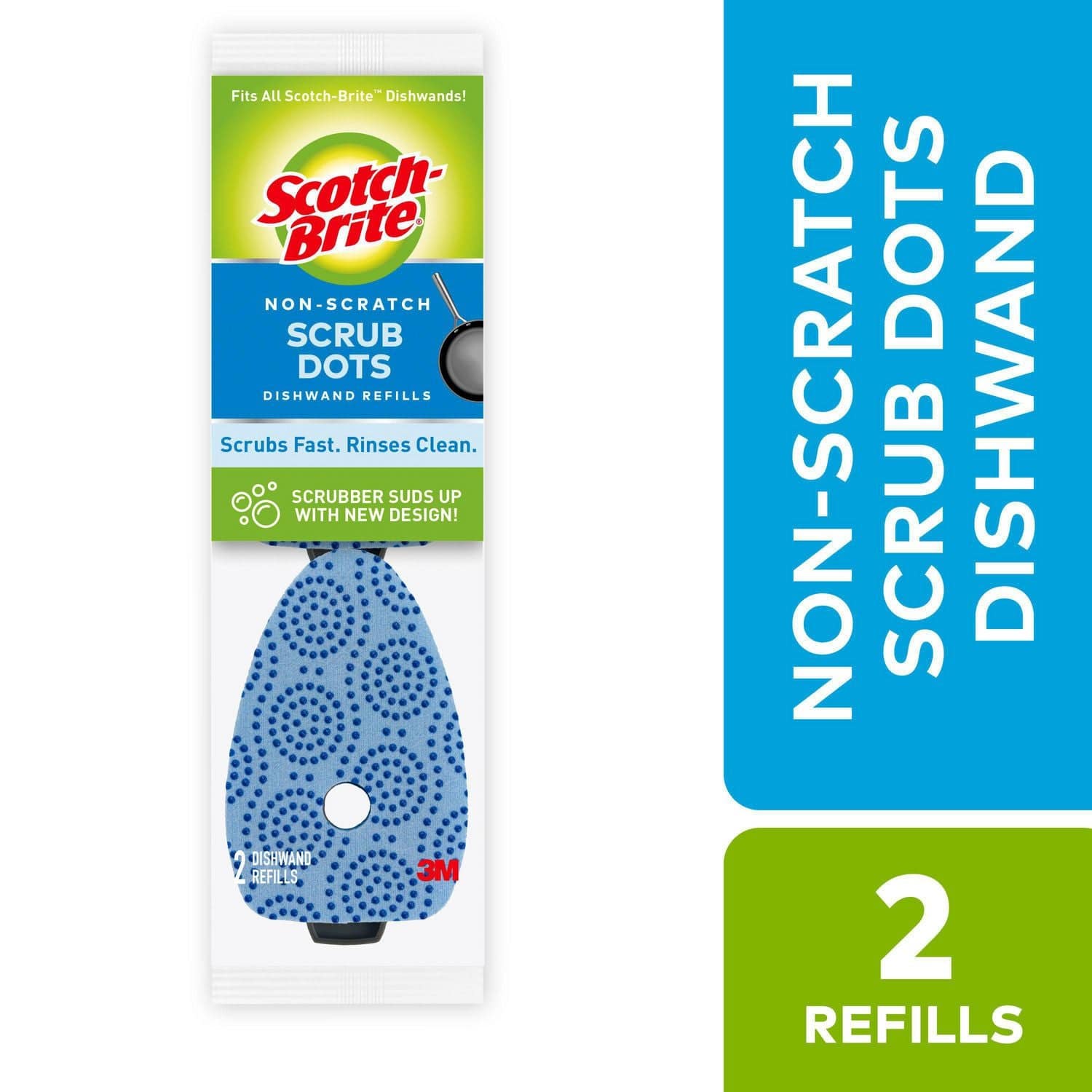 Scotch-Brite® Scrub Dots Non-Scratch Dishwand Refills - Zecoya