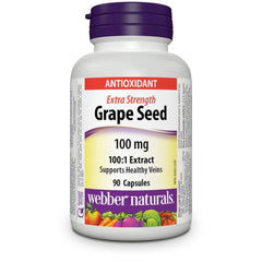 Webber Naturals® Grape Seed Extra Strength, 100 mg - Zecoya