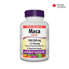 Webber Naturals® Maca with Ginseng, 500/200 mg - Zecoya